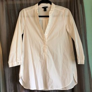 H&M White Cotton Shirt